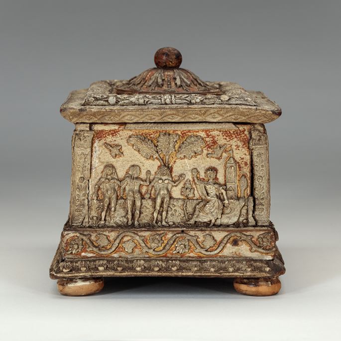 Pastiglia casket with mythological scenes | MasterArt